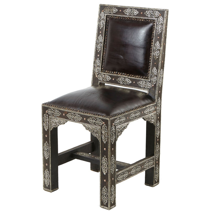 Oriental wooden chair Aidan