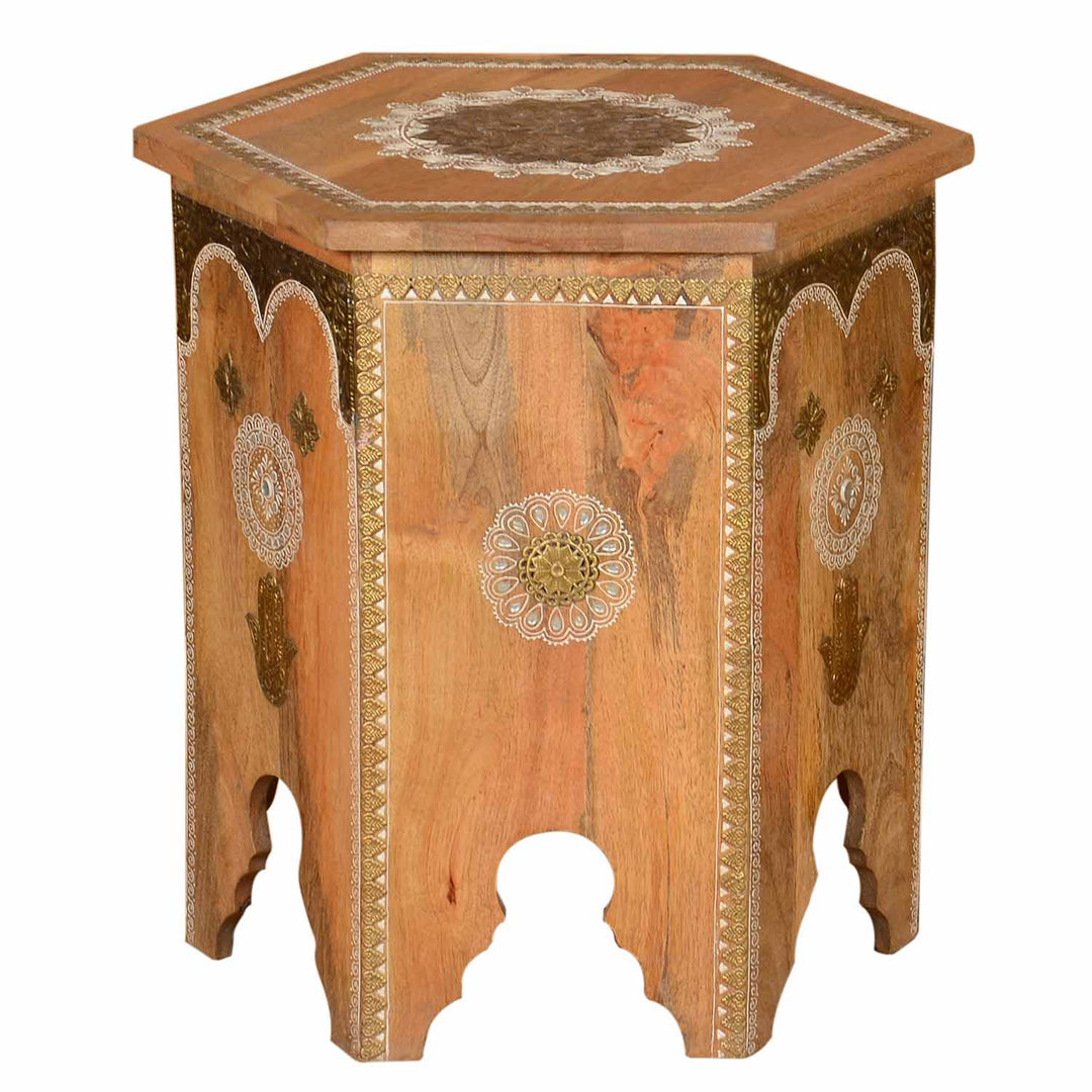 Oriental side table Salman set of 2