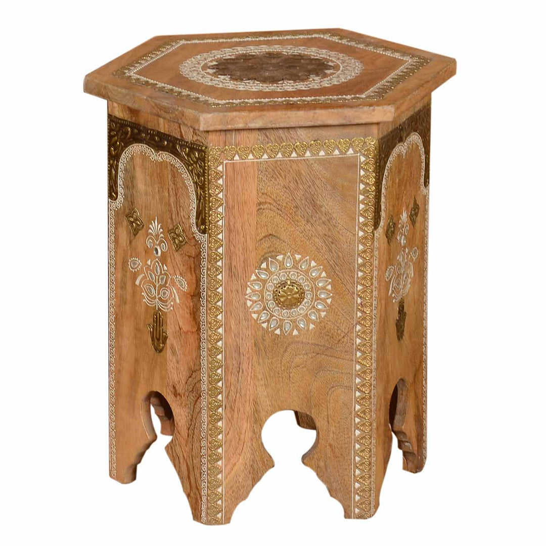 Oriental side table Salman set of 2