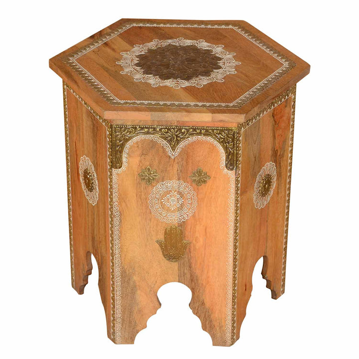 Oriental side table Salman set of 2