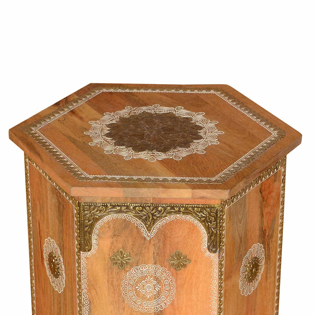 Oriental side table Salman set of 2