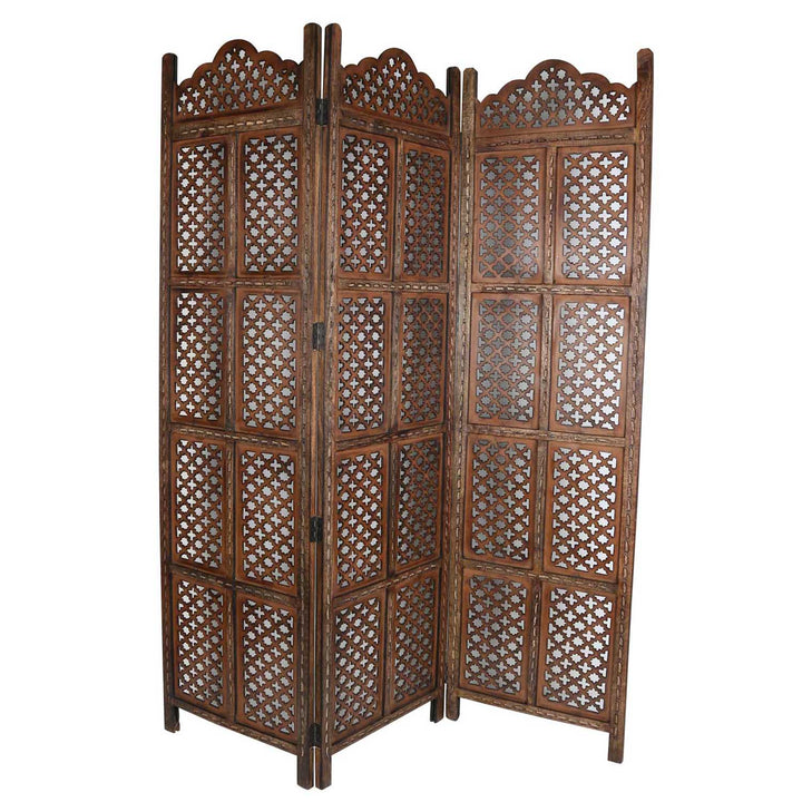 Wooden folding screen matar