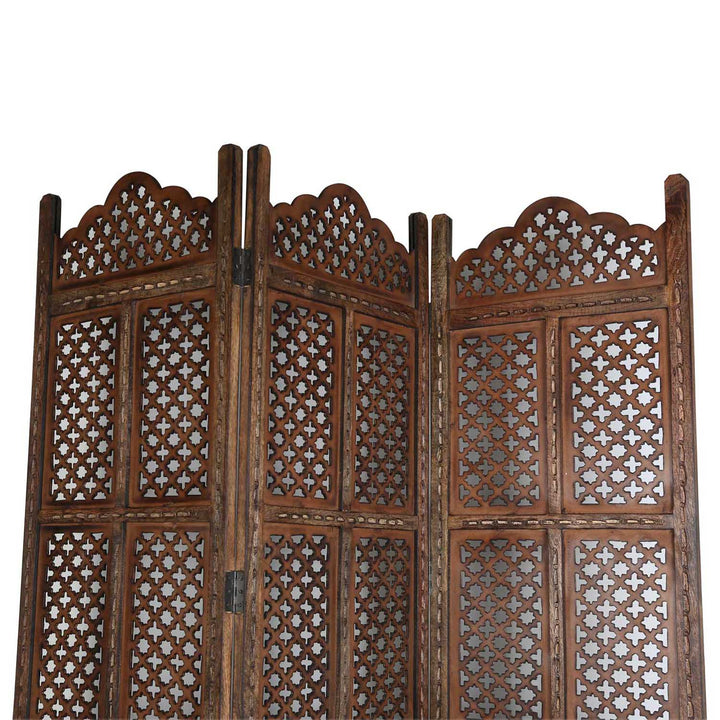 Wooden folding screen matar