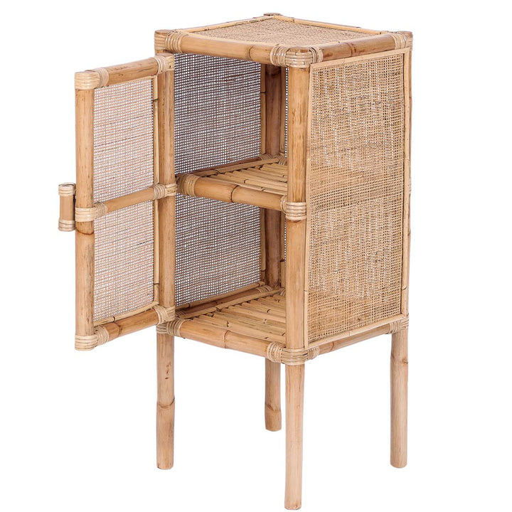 Rattan bedside table Dewi