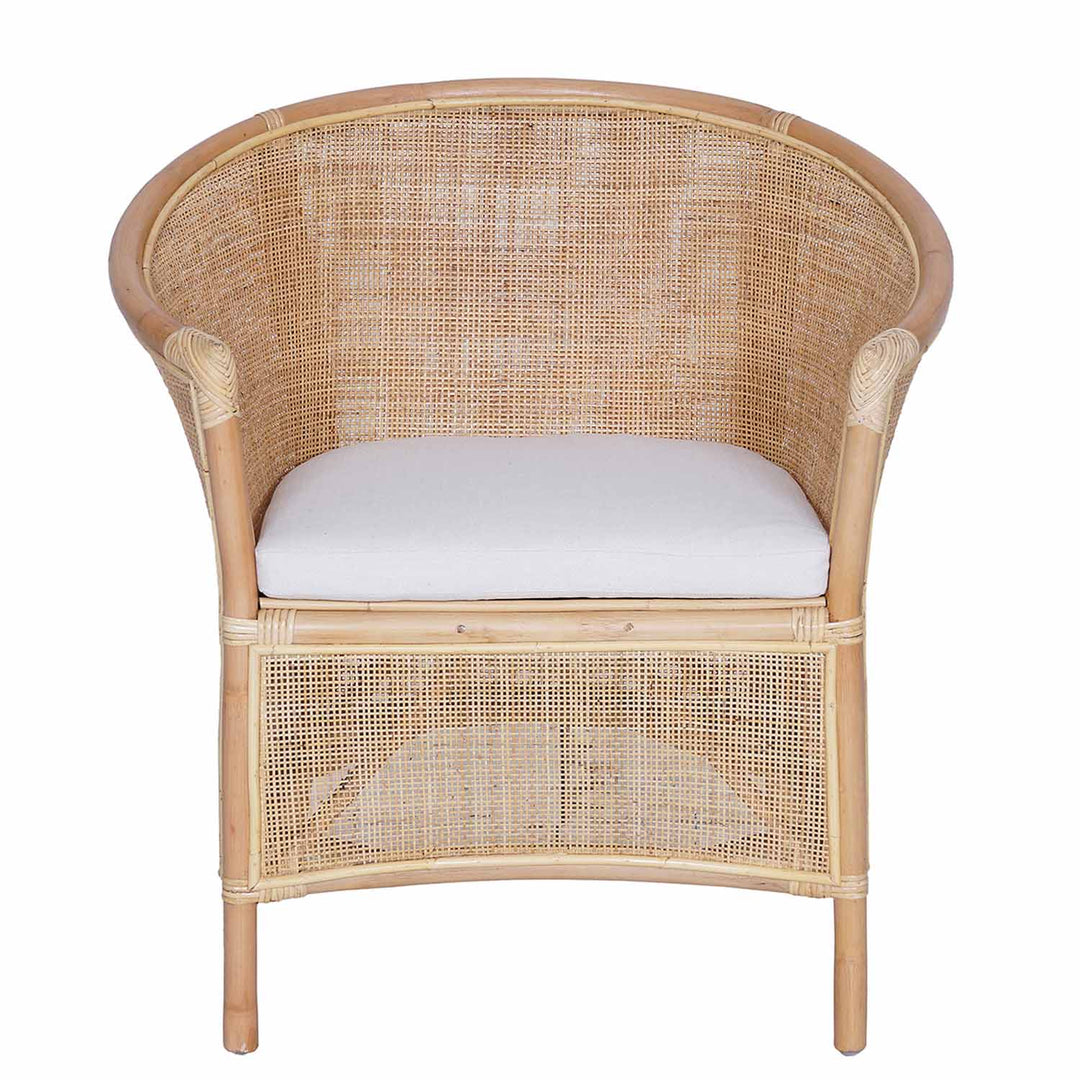 Rattan armchair Sumatra natural