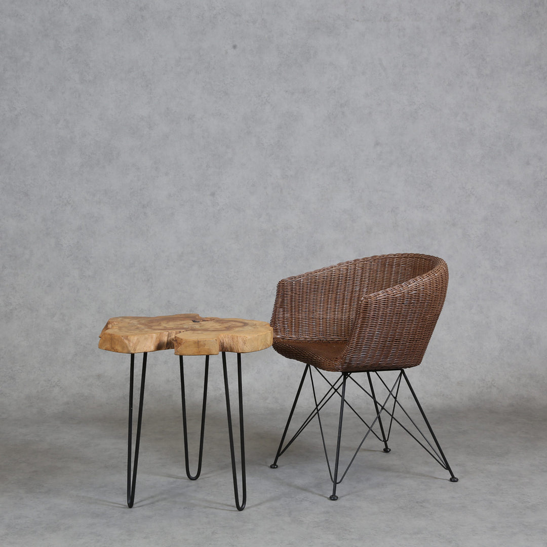 Echte rotan fauteuil Paris