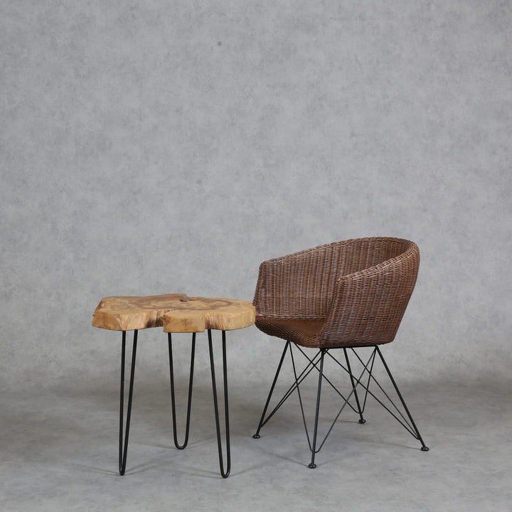 Echte rotan fauteuil Paris