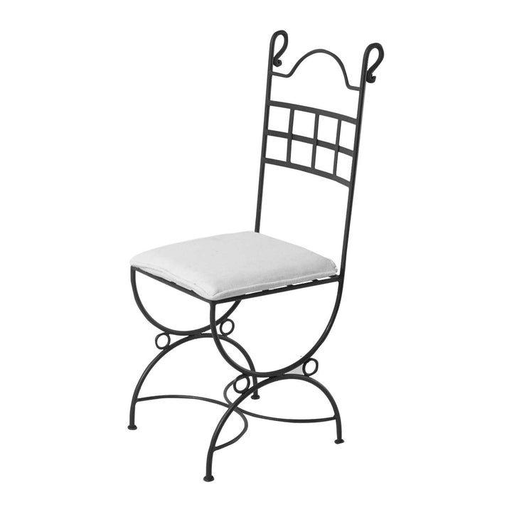 Nabil wrought iron chair