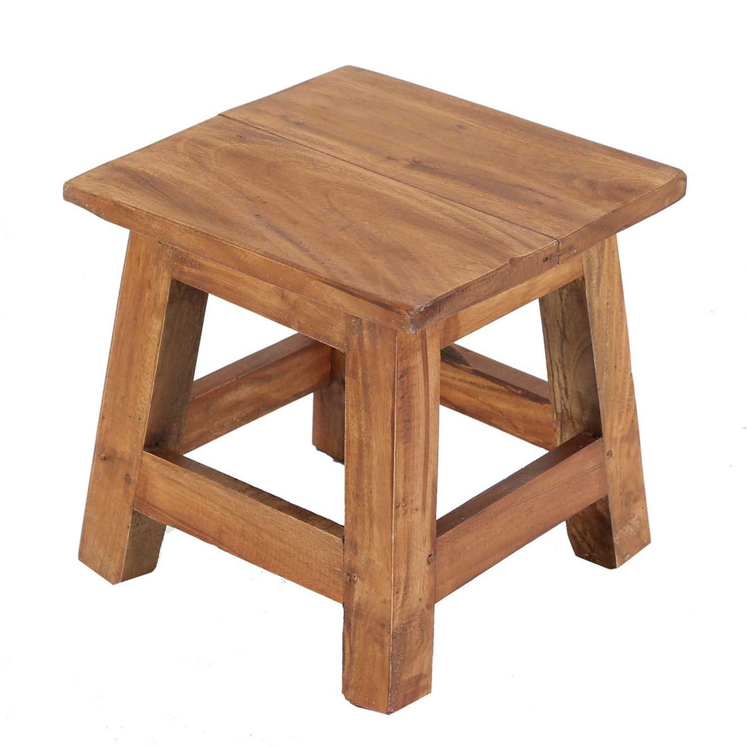 Teak stool Aurora