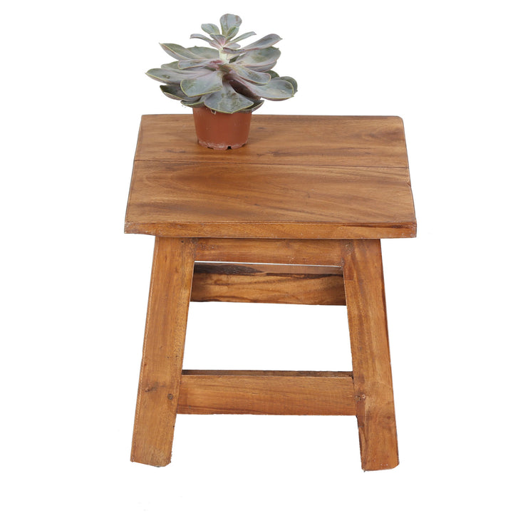 Teak stool Aurora