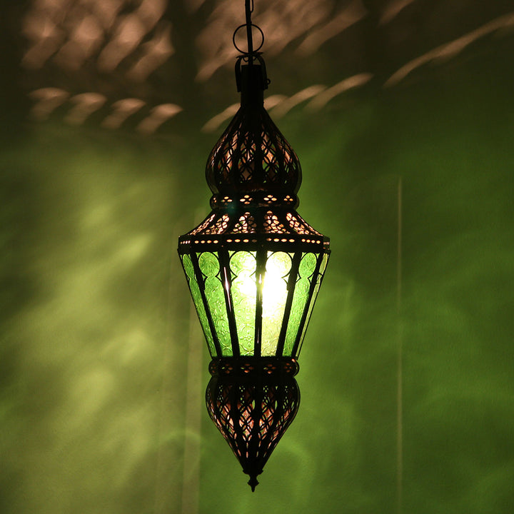 Nura green ceiling lamp