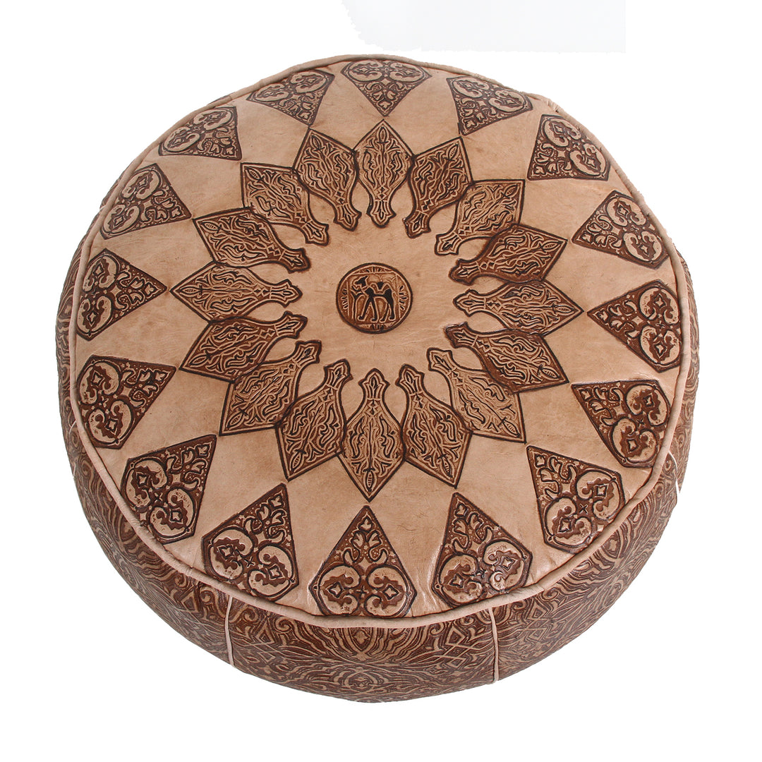 Oriental leather seat cushion Tamir