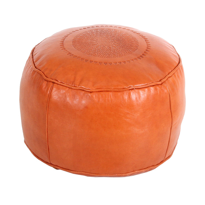 Oriental leather seat cushion Rachida