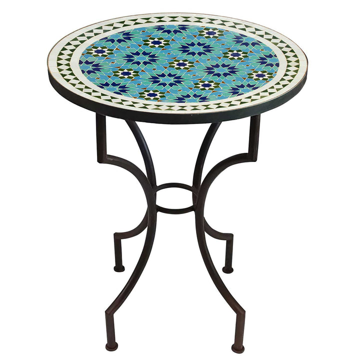 Mosaic table from Morocco -M60-49