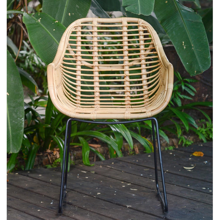 Rattan armchair Malaga