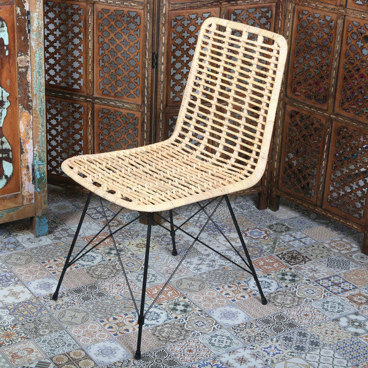 Rattan Stuhl Valencia Natur