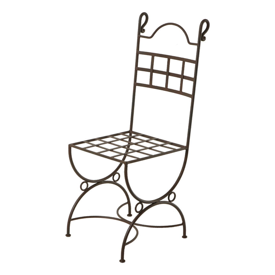 Nabil wrought iron chair