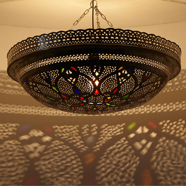 Silver hanging lamp Assila